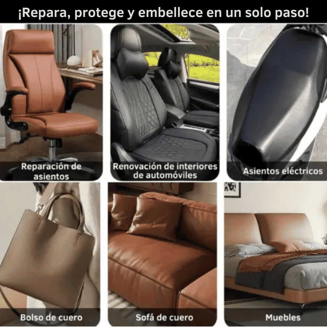 ProLeather Repair® Restaura tu cojinería en minutos, cuero adhesivo de 50 x 137 cm