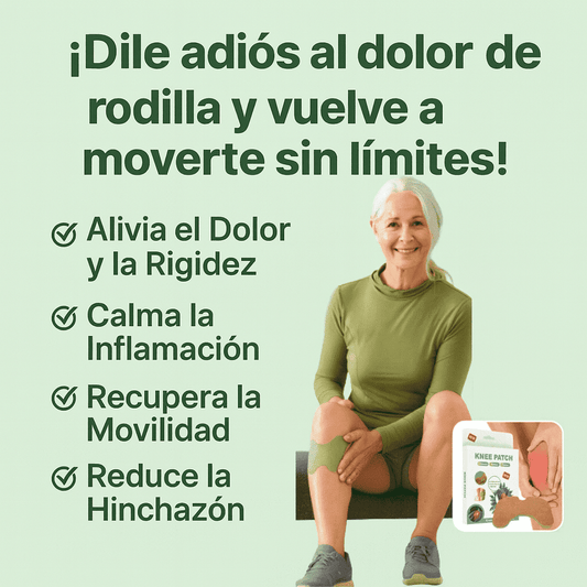 KneeRelief® - Parches para el Dolor de Rodilla (X20 UNIDADES)