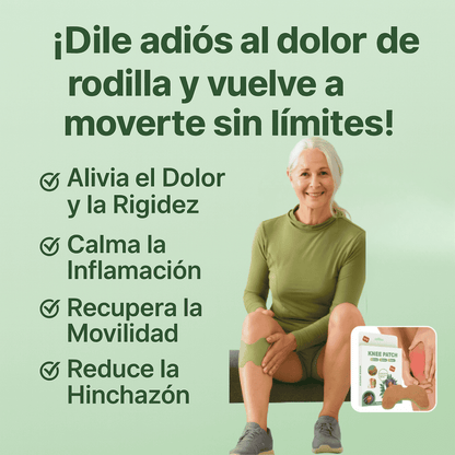 KneeRelief® - Parches Naturales Para el Dolor de Rodilla (X10 UNIDADES)