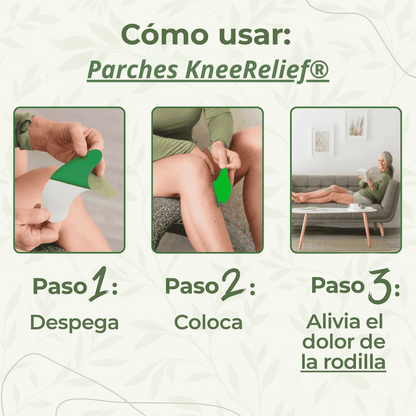 KneeRelief® - Parches Naturales Para el Dolor de Rodilla (X10 UNIDADES)