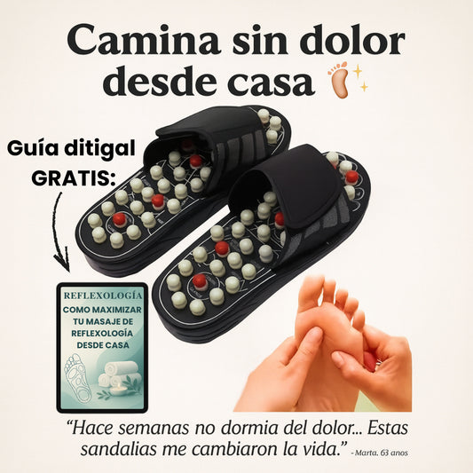 Sandalias Terapeuticas de Reflexologia: ¡Un masaje de pies diario que alivia tu dolor!