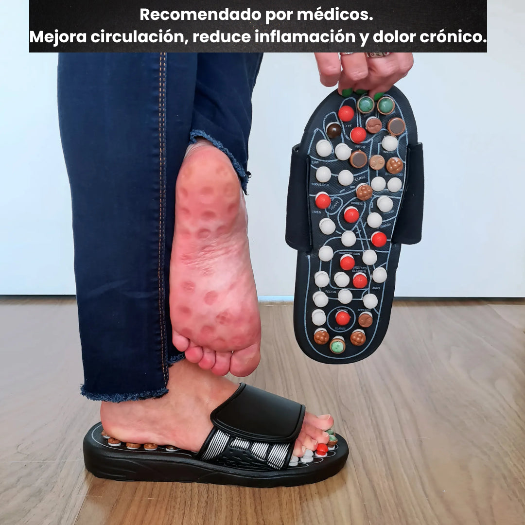 Sandalias Terapeuticas de Reflexologia: ¡Un masaje de pies diario que alivia tu dolor!